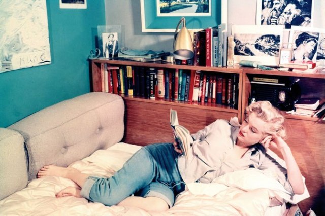 Marilyn Monroe in her Beverly Hills abode.  Photo: MPTVImages.com