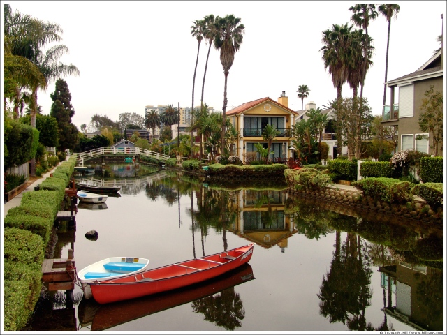 Venice Canals in California 